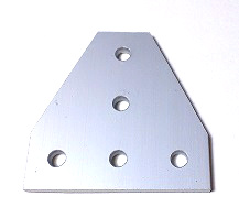 T-Plate 2020 5 Holes - Click Image to Close